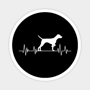 pointer Heartbeat dog Heartbeat pointer Silhouette Magnet